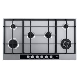 AEG HG956440SM 90cm Stainless Steel Gas Hob -