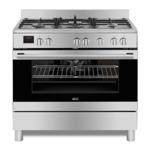 Elba Black 90cm Gas / Electric Cooker - 01/9S4EX937NB - Brands SA