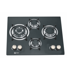 Zero Appliances 4B HOBS 4 Burner Gas Glass Hob