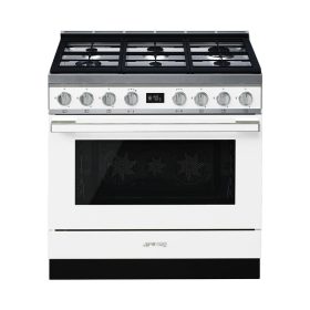Smeg 90x60cm White Cooker - CPF9GPWH
