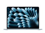 Apple 13 inch Macbook Air: Apple M4 chip with 10-core CPU, 8-core GPU 16GB RAM 256GB SDD Sky Blue