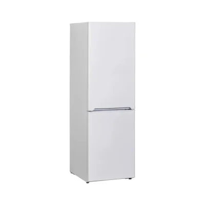 KIC KBF525WH 239L white bottom mount fridge freezer with adjustable balconies and freezer baskets