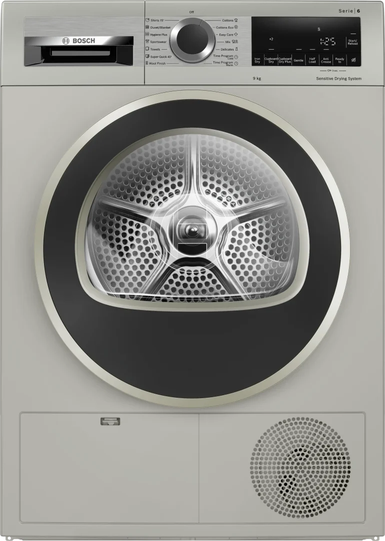 Bosch Series 6 9kg Condenser Tumble Dryer Silver Inox WPG1411XZA Bosch Series 6 9kg Condenser Tumble Dryer Silver Inox WPG1411XZA