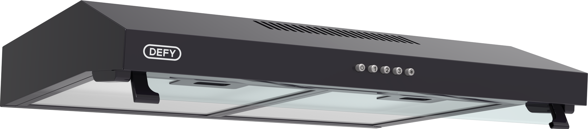 Create a cleaner and more comfortable cooking environment with the Defy 60cm Standard Cooker Hood Black DCH60B. Designed to efficiently remove smoke, steam, grease, and cooking odours, this stylish cooker hood helps keep your kitchen fresh while complementing modern and traditional kitchen designs. Featuring a 60cm width, the DCH60B is perfectly suited for installation above standard-sized hobs and cookers. Its three-speed fan control allows you to adjust the extraction power to match your cooking requirements, whether you're simmering sauces or frying at high temperatures. The cooker hood is equipped with durable aluminium grease filters that effectively trap airborne grease particles while remaining removable and washable for easy maintenance. An integrated LED light illuminates your cooking surface, providing improved visibility while preparing meals. The DCH60B offers both ducted extraction and recirculation installation options, giving you greater flexibility depending on your kitchen layout. Its sleek black finish adds a modern touch to any kitchen while delivering reliable everyday performance. Why Choose the Defy DCH60B Cooker Hood? The Defy DCH60B combines efficient extraction, practical features, and contemporary styling in a compact design. Whether you're renovating your kitchen or replacing an existing cooker hood, it provides dependable ventilation to help maintain a cleaner, fresher cooking space. Frequently Asked Questions What size hob is this cooker hood designed for? The DCH60B is designed to fit above 60cm cooktops and built-in ovens. How many fan speeds does it have? It features three adjustable fan speeds, allowing you to control the extraction level according to your cooking needs. Can this cooker hood remove cooking odours? Yes. It efficiently extracts smoke, steam, grease, and cooking odours to help keep your kitchen fresh. Are the grease filters washable? Yes. The aluminium grease filters are removable and washable, making routine maintenance quick and easy. Does it include built-in lighting? Yes. An integrated LED light provides bright illumination over your cooking area. Can it be installed without external ducting? Yes. The DCH60B supports both ducted extraction and recirculation installation (charcoal filter may be required for recirculation mode). Create a cleaner and more comfortable cooking environment with the Defy 60cm Standard Cooker Hood Black DCH60B. Designed to efficiently remove smoke, steam, grease, and cooking odours, this stylish cooker hood helps keep your kitchen fresh while complementing modern and traditional kitchen designs. Featuring a 60cm width, the DCH60B is perfectly suited for installation above standard-sized hobs and cookers. Its three-speed fan control allows you to adjust the extraction power to match your cooking requirements, whether you're simmering sauces or frying at high temperatures. The cooker hood is equipped with durable aluminium grease filters that effectively trap airborne grease particles while remaining removable and washable for easy maintenance. An integrated LED light illuminates your cooking surface, providing improved visibility while preparing meals. The DCH60B offers both ducted extraction and recirculation installation options, giving you greater flexibility depending on your kitchen layout. Its sleek black finish adds a modern touch to any kitchen while delivering reliable everyday performance. Why Choose the Defy DCH60B Cooker Hood? The Defy DCH60B combines efficient extraction, practical features, and contemporary styling in a compact design. Whether you're renovating your kitchen or replacing an existing cooker hood, it provides dependable ventilation to help maintain a cleaner, fresher cooking space. Frequently Asked Questions What size hob is this cooker hood designed for? The DCH60B is designed to fit above 60cm cooktops and built-in ovens. How many fan speeds does it have? It features three adjustable fan speeds, allowing you to control the extraction level according to your cooking needs. Can this cooker hood remove cooking odours? Yes. It efficiently extracts smoke, steam, grease, and cooking odours to help keep your kitchen fresh. Are the grease filters washable? Yes. The aluminium grease filters are removable and washable, making routine maintenance quick and easy. Does it include built-in lighting? Yes. An integrated LED light provides bright illumination over your cooking area. Can it be installed without external ducting? Yes. The DCH60B supports both ducted extraction and recirculation installation (charcoal filter may be required for recirculation mode).