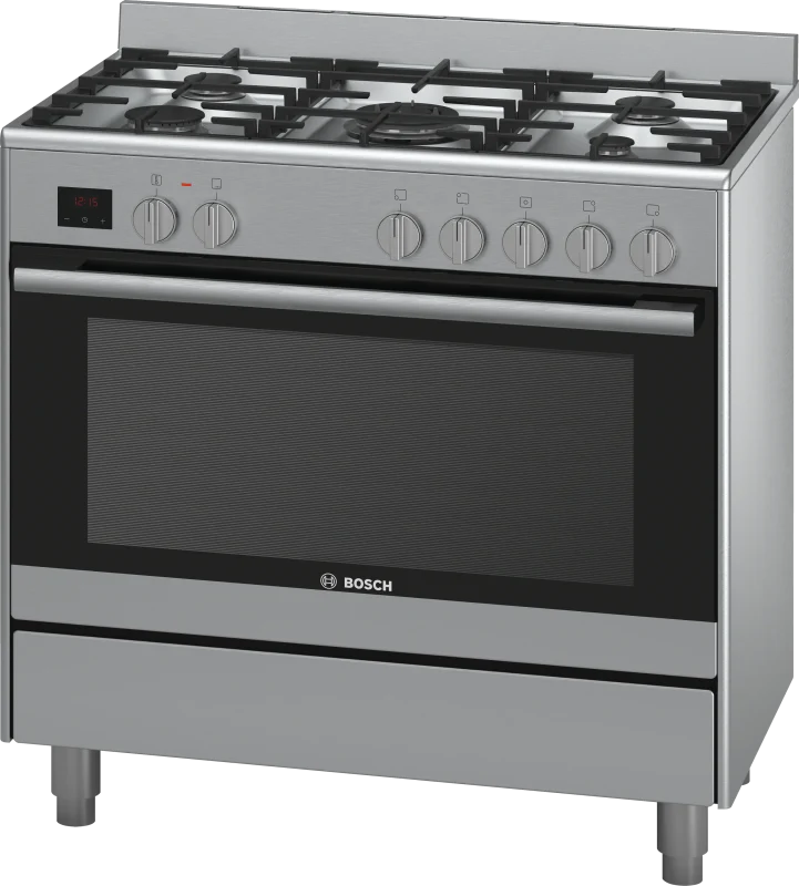 Bosch Series 2 90cm Gas Range Cooker Stainless Steel HSG734357Z/04