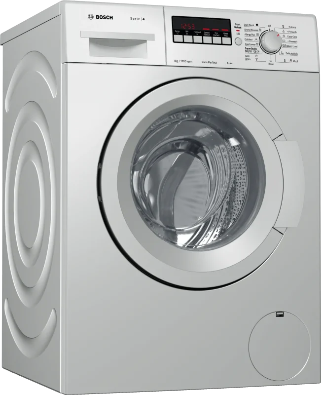 Bosch Series 4 7kg Front Load Washing Machine Silver Inox WAK2427XZA/24
