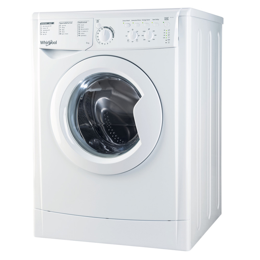 Whirlpool 6kg Front Load Washing Machine White WCL6100SA Whirlpool 6kg Front Load Washing Machine White WCL6100SA