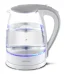 Mellerware 1.8L 2200W 360° cordless glass kettle in white