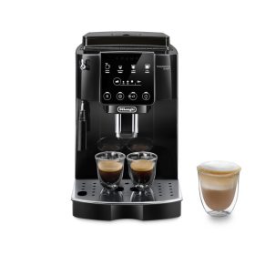 De’Longhi Magnifica Start ECAM220.21.B black automatic bean-to-cup coffee machine with integrated grinder and manual milk frother