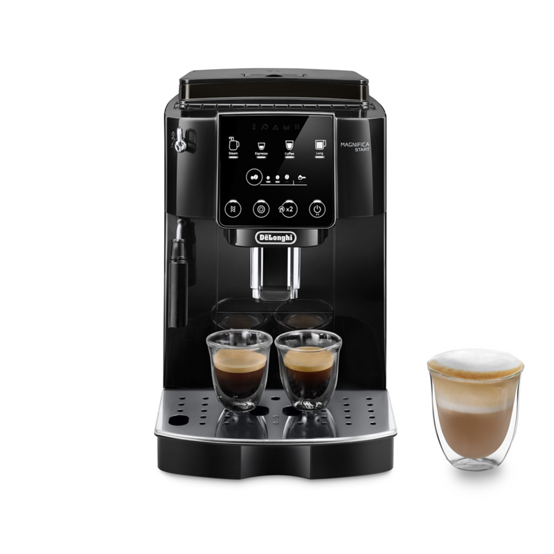 De’Longhi Magnifica Start ECAM220.21.B black automatic bean-to-cup coffee machine with integrated grinder and manual milk frother De’Longhi Magnifica Start ECAM220.21.B black automatic bean-to-cup coffee machine with integrated grinder and manual milk frother