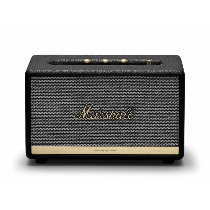 Marshall Acton II black Bluetooth speaker with classic Marshall design