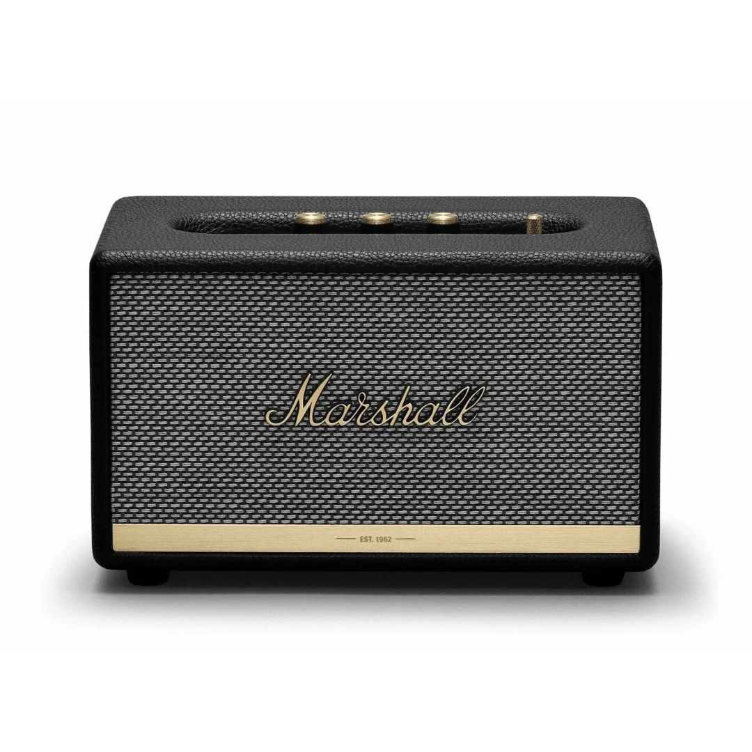 Marshall Acton II black Bluetooth speaker with classic Marshall design Marshall Acton II black Bluetooth speaker with classic Marshall design