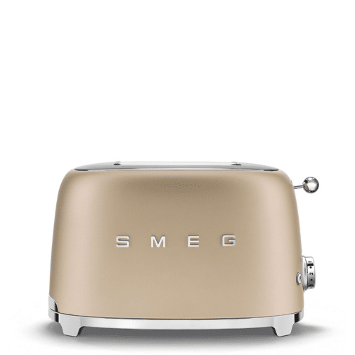 smeg-2-slice-toaster-matt-champagne-tsf01chmsa.png SMEG TSF01CHMSA 2-slice toaster in matt champagne with polished chrome details