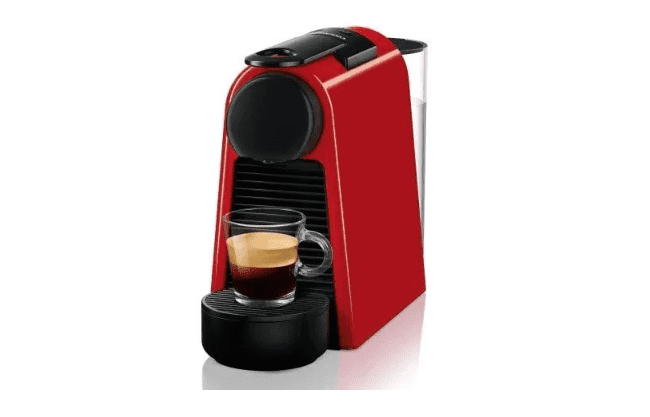 Nespresso Essenza Mini Coffee Machine - Ruby Red - D30-ZA-RE-NE2 - Image 1
