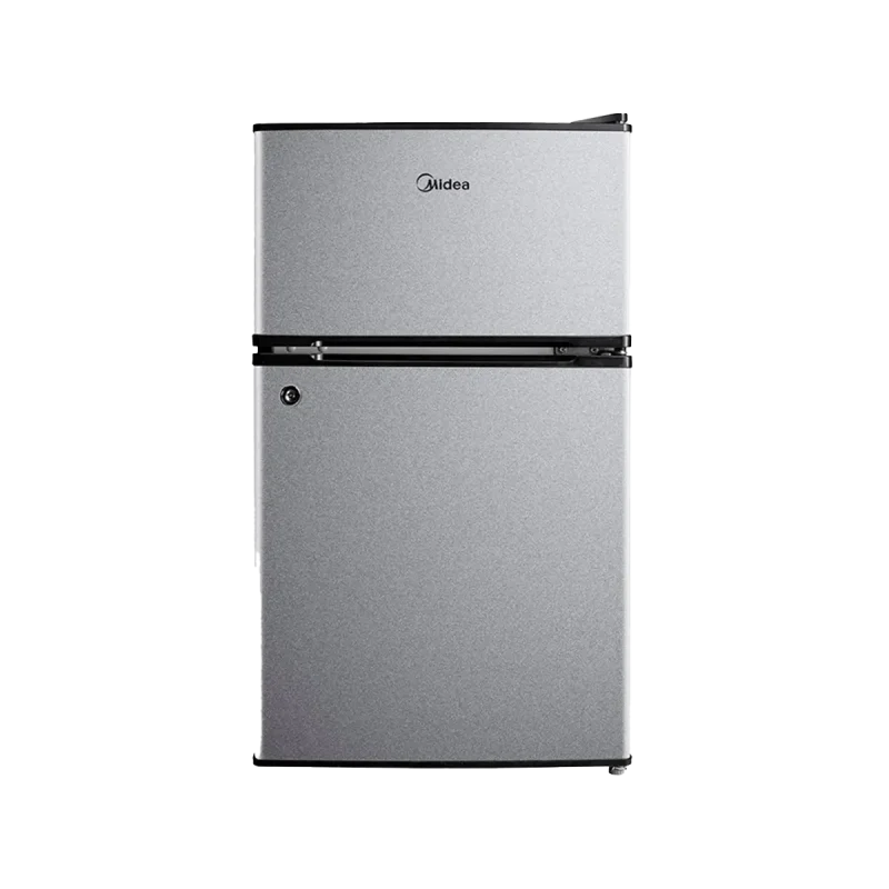 Midea 87L Double Door Fridge HD-113FN Silver