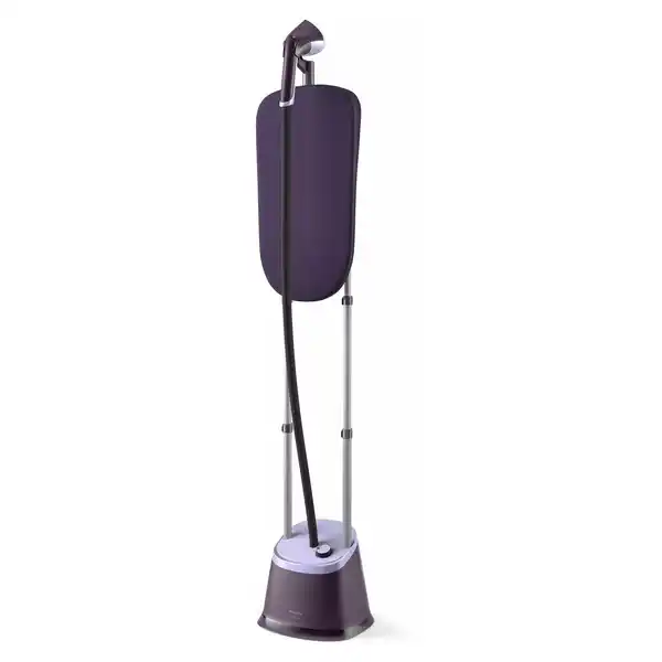 Philips STE3160/30 3000 Series purple standing garment steamer with tilting StyleBoard